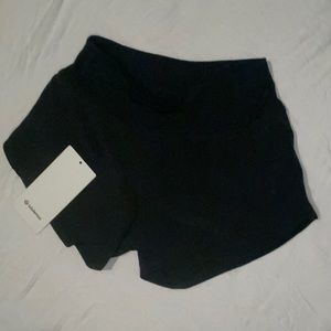Lululemon Black 4 inch Speed ups - NWT